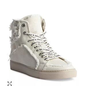 Zadig & Voltaire High Flash Canvas sneakers canvas shoes New